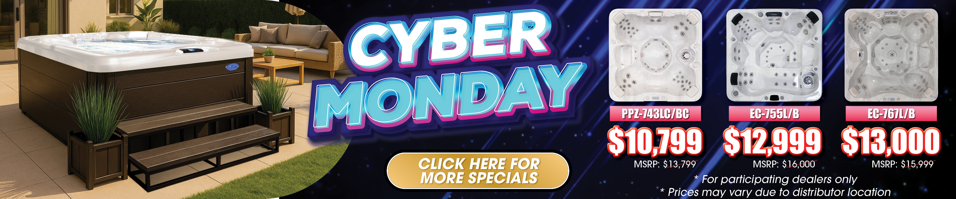 Calspas hot tub being used in a family setting - Miami Gardens